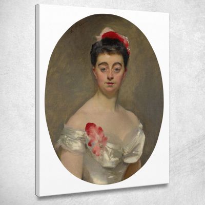 Madame Contessa Jacques De Ganay John Singer Sargent jss144 quadro stampa su tela