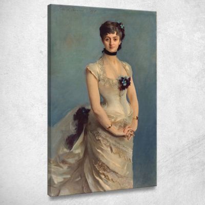 La Signora Paul Poirson John Singer Sargent jss146 quadro stampa su tela