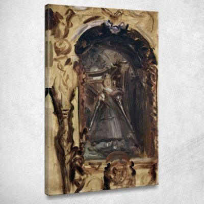 Madonna Col Bambino John Singer Sargent jss150 quadro stampa su tela