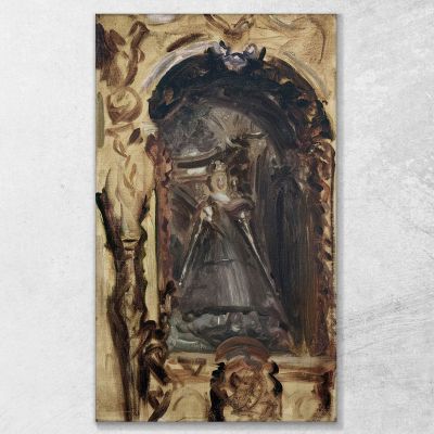 Madonna Mit Kind John Singer Sargent, jss150 drucken auf leinwand