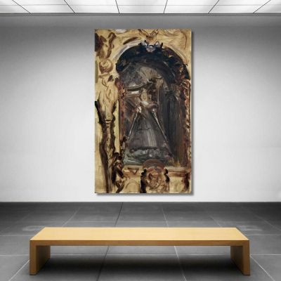 Madonna Col Bambino John Singer Sargent jss150 quadro stampa su tela Madonna Col Bambino John Singer Sargent jss150 quadro stampa su tela