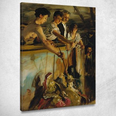 Marionette John Singer Sargent jss159 quadro stampa su tela