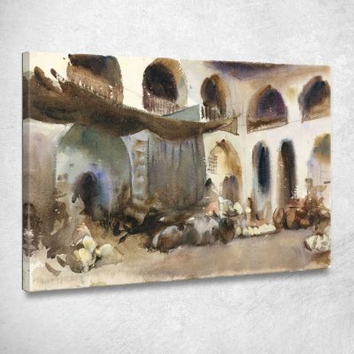 Luogo Di Mercato John Singer Sargent jss160 quadro stampa su tela