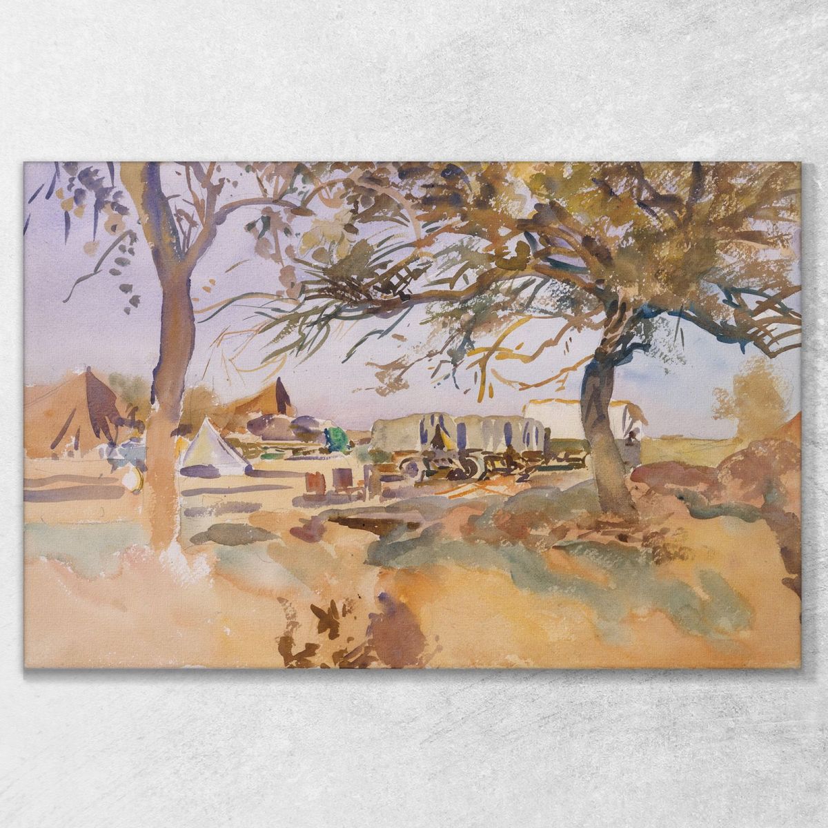 Campo Militare John Singer Sargent jss165 quadro stampa su tela