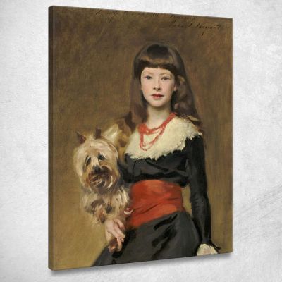 La Signorina Beatrice Townsend John Singer Sargent jss166 quadro stampa su tela