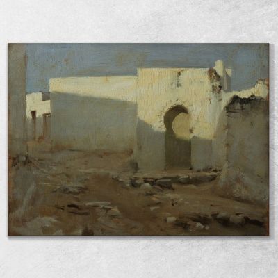 Edificios Moriscos A La Luz Del Sol John Singer Sargent, jss171 cuadro en lienzo