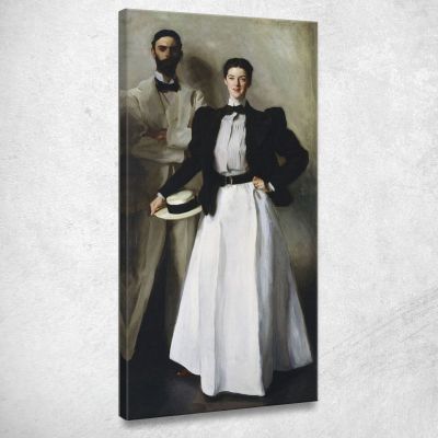 Il Signor E La Signora I N Phelps Stokes John Singer Sargent jss178 quadro stampa su tela
