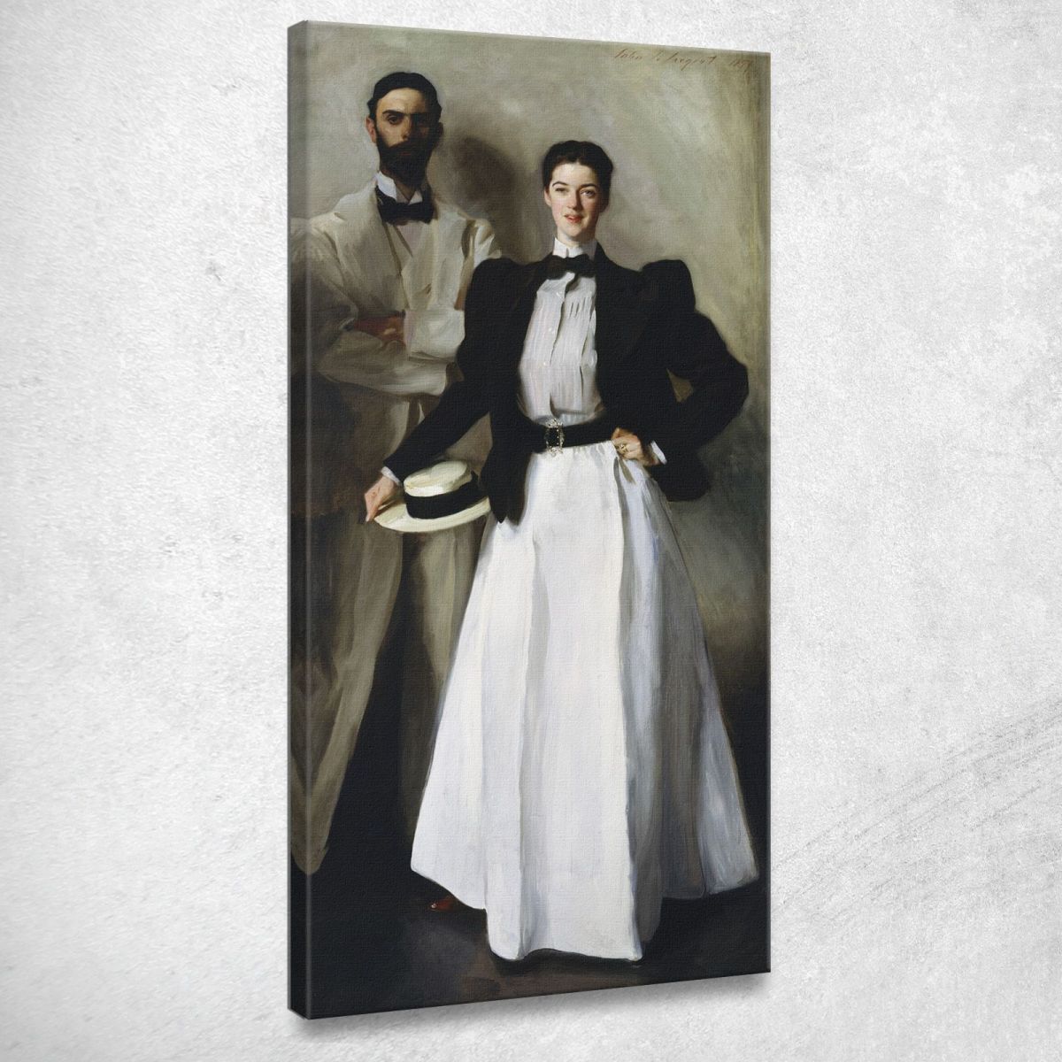 Il Signor E La Signora I N Phelps Stokes John Singer Sargent jss178 quadro stampa su tela Il Signor E La Signora I N Phelps Stokes John Singer Sargent jss178 quadro stampa su tela