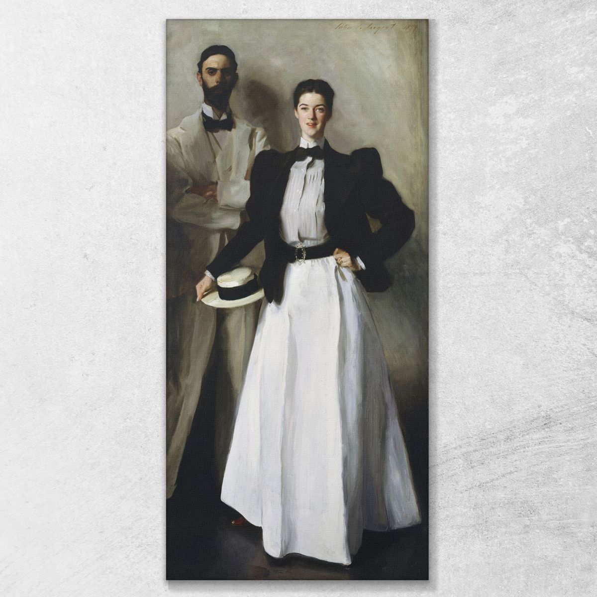 Il Signor E La Signora I N Phelps Stokes John Singer Sargent jss178 quadro stampa su tela