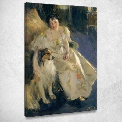 La Signora Walter Rathbone Bacon John Singer Sargent jss183 quadro stampa su tela