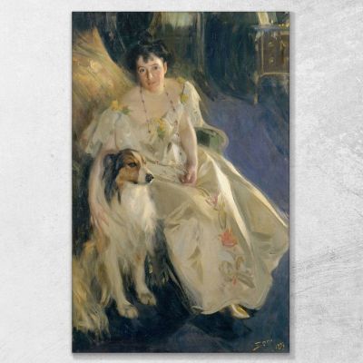 Mme Walter Rathbone Bacon John Singer Sargent, jss183 tableau impression sur toile
