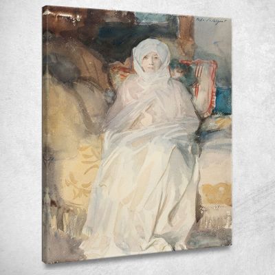 La Signora Gardner In Bianco John Singer Sargent jss191 quadro stampa su tela