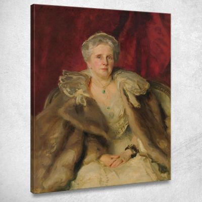 La Signora Hugh Smith John Singer Sargent jss195 quadro stampa su tela