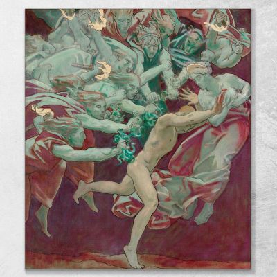 Oreste E Le Furie John Singer Sargent, jss209 quadro stampa su tela