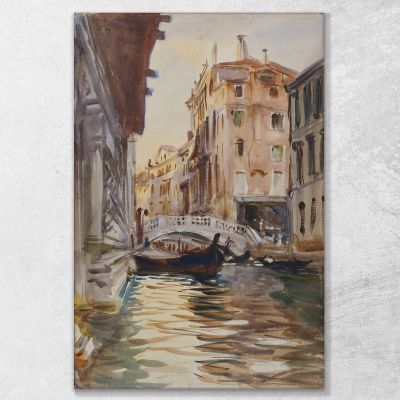 Ponte Della Canonica John Singer Sargent, jss218 quadro stampa su tela