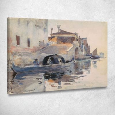 Ponte Panada Fondamenta Nuove Venice John Singer Sargent jss219 quadro stampa su tela