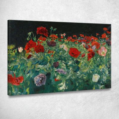 Papaveri John Singer Sargent jss220 quadro stampa su tela
