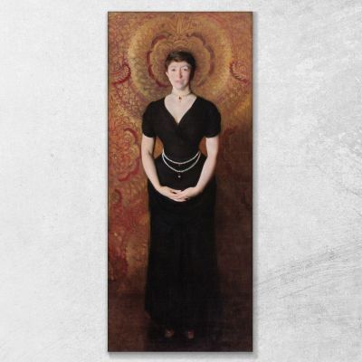 Portrait D'Isabella Stewart Gardner John Singer Sargent, jss228 tableau impression sur toile