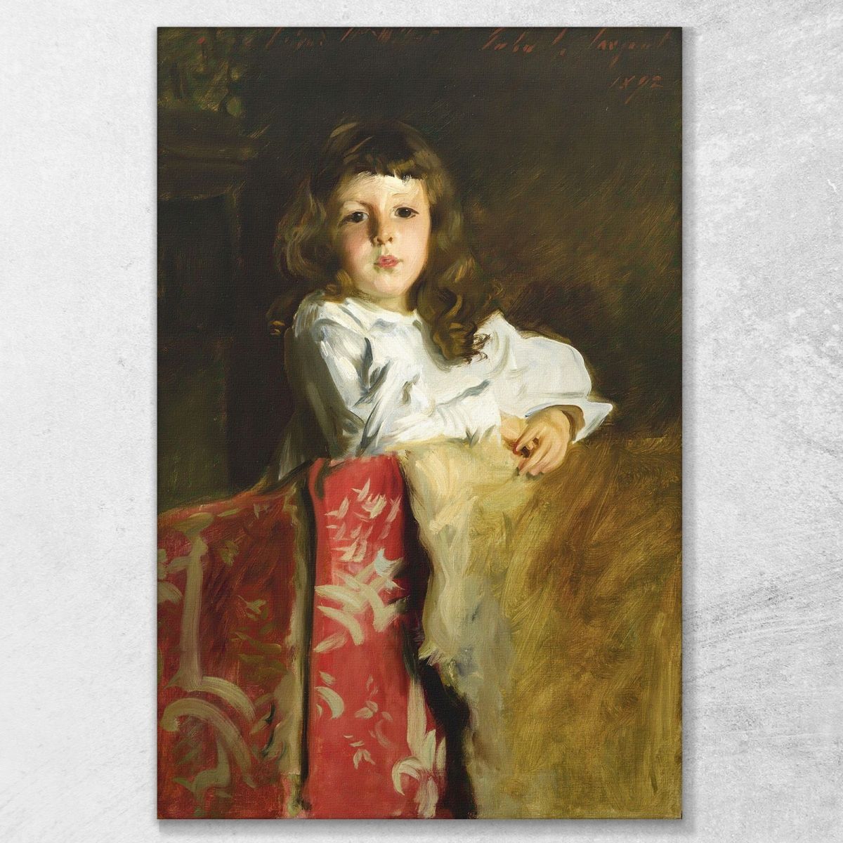 Ritratto Di John Alfred Parsons Millet John Singer Sargent jss231 quadro stampa su tela