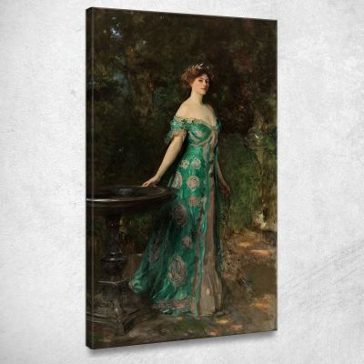Ritratto Di Millicent Leveson-Gower Duchessa Di Sutherland John Singer Sargent jss236 quadro stampa su tela