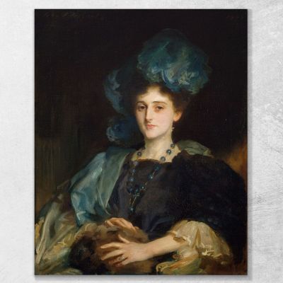 Retrato De La Señorita Katherine Elizabeth Lewis John Singer Sargent, jss237 cuadro en lienzo
