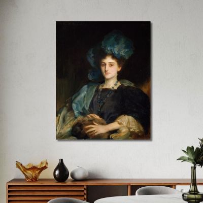 Ritratto Della Signorina Katherine Elizabeth Lewis John Singer Sargent jss237 quadro stampa su tela Ritratto Della Signorina Katherine Elizabeth Lewis John Singer Sargent jss237 quadro stampa su tela