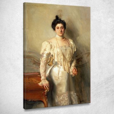 Ritratto Della Signora Asher B. Wertheimer John Singer Sargent jss240 quadro stampa su tela