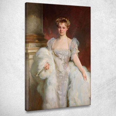 Ritratto Della Signora J.P. Morgan Jr. Nata Jane Norton Grew John Singer Sargent jss243 quadro stampa su tela