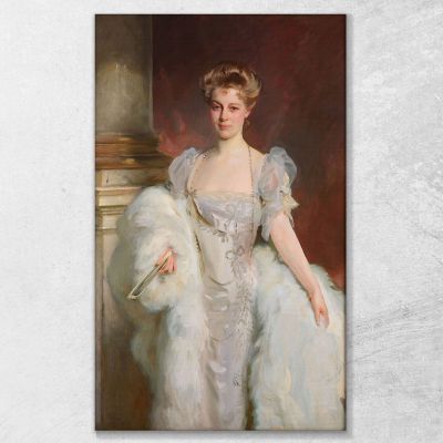 Retrato De La Sra. J.P. Morgan Jr. De Soltera Jane Norton Grew John Singer Sargent, jss243 cuadro en lienzo
