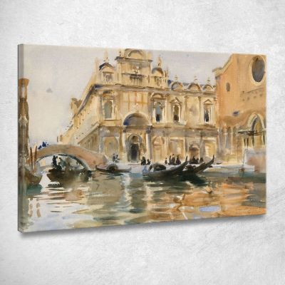 Rio Dei Mendicanti Venice John Singer Sargent jss252 quadro stampa su tela