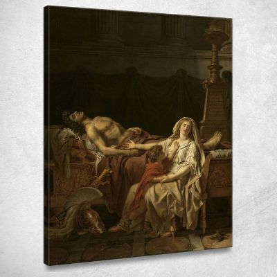 Andromaca Piange Ettore Jacques Louis David jld2 quadro stampa su tela