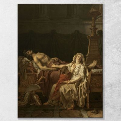 Andromaca Piange Ettore Jacques Louis David jld2 quadro stampa su tela