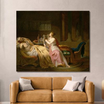 Calliope Piange Omero Jacques Louis David jld5 quadro stampa su tela