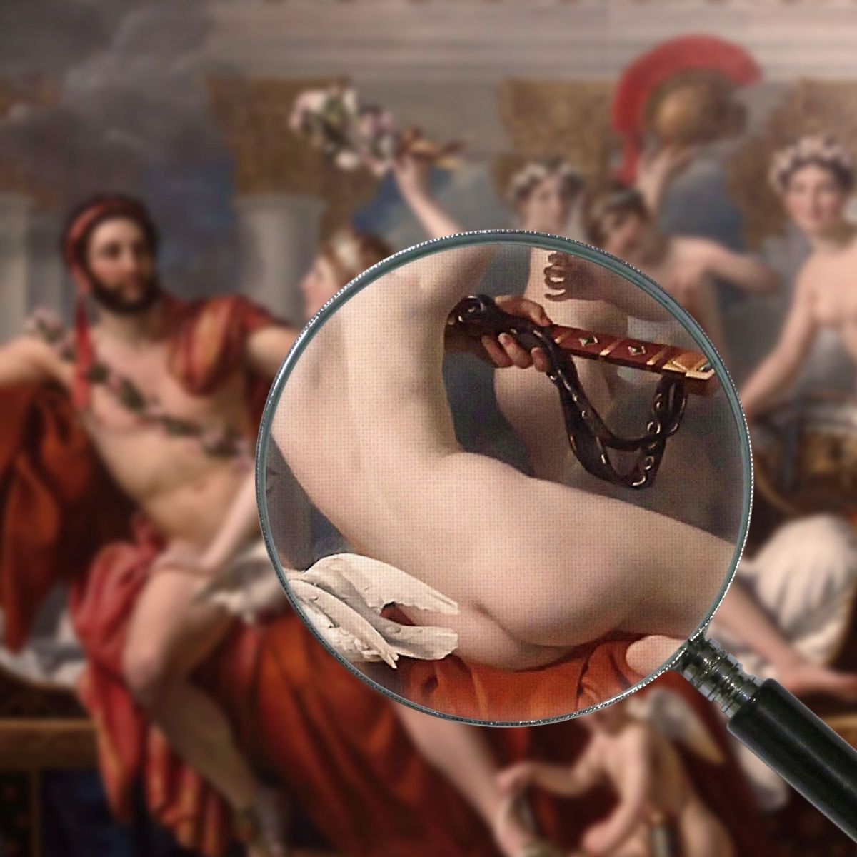 Marte Viene Disarmato Da Venere Jacques Louis David jld19 quadro stampa su tela