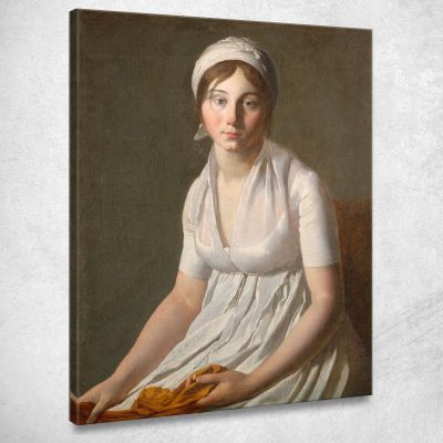 Ritratto Di Una Giovane Donna Jacques Louis David jld24 quadro stampa su tela