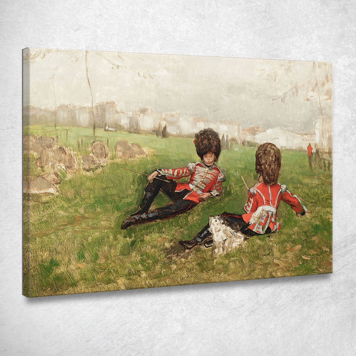 Coldstream Pífanos St James S Park Londres James Tissot, jts14 cuadro en lienzo