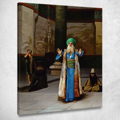 Un Sultano In Preghiera Jean-Léon Gérôme jlg4 quadro stampa su tela