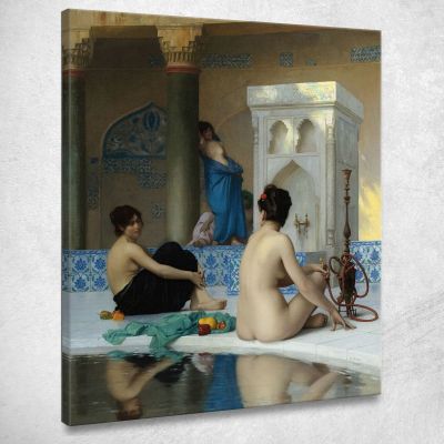 Dopo Il Bagno Jean-Léon Gérôme jlg7 quadro stampa su tela