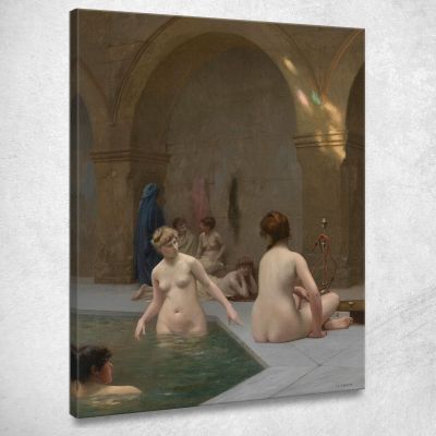 Bagnanti Jean-Léon Gérôme jlg24 quadro stampa su tela