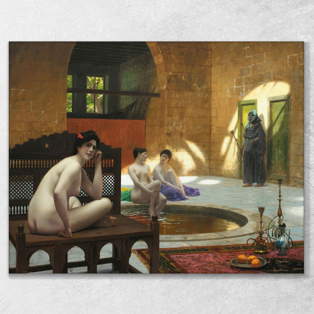 Donne Al Bagno Jean-Léon Gérôme jlg52 quadro stampa su tela