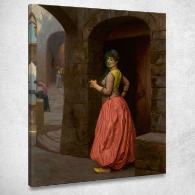 La Giovane Ragazza Del Cairo 2 Jean-Léon Gérôme jlg61 quadro stampa su tela