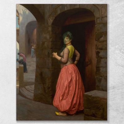 La Giovane Ragazza Del Cairo 2 Jean-Léon Gérôme jlg61 quadro stampa su tela