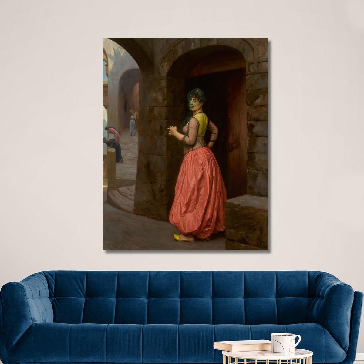 La Giovane Ragazza Del Cairo 2 Jean-Léon Gérôme jlg61 quadro stampa su tela