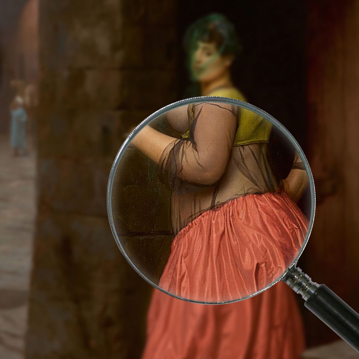 La Giovane Ragazza Del Cairo 2 Jean-Léon Gérôme jlg61 quadro stampa su tela