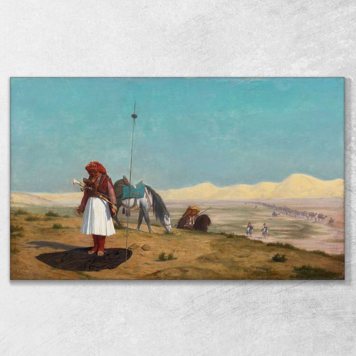 Preghiera Nel Deserto Jean-Léon Gérôme jlg68 quadro stampa su tela