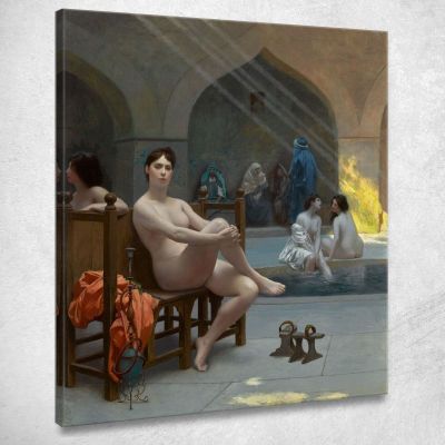 Il Bagno Delle Donne Jean-Léon Gérôme jlg71 quadro stampa su tela