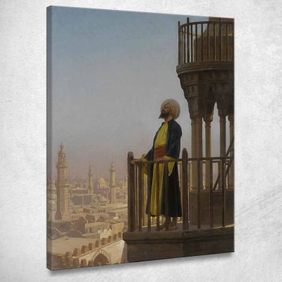 Le Muezzin Jean-Léon Gérôme jlg75 quadro stampa su tela