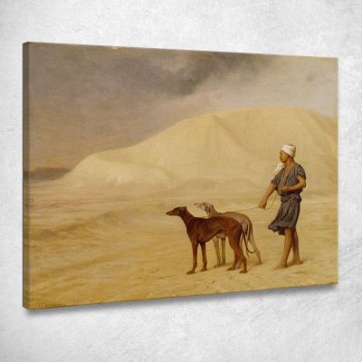 Nel Deserto Jean-Léon Gérôme jlg92 quadro stampa su tela