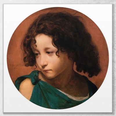 Portrait D Enfant Jean-Léon Gérôme, jlg97 tableau impression sur toile