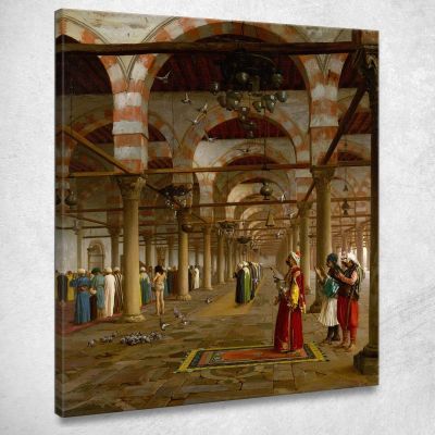 Preghiera Nella Moschea Jean-Léon Gérôme jlg105 quadro stampa su tela